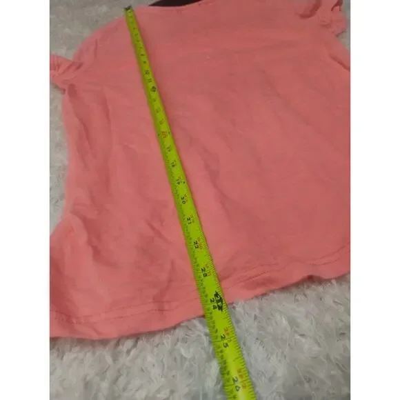 Sleep Junkie Women's Pink CUDDLE Graphic Sleep Tee V-Neck Pajama Shirt Size L - Picture 5 of 8